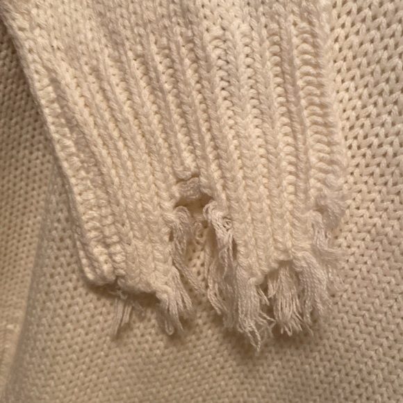 NWOT White Birch White/Navy Distressed Lightning Bolt Sweater…size 2X - Picture 3 of 5